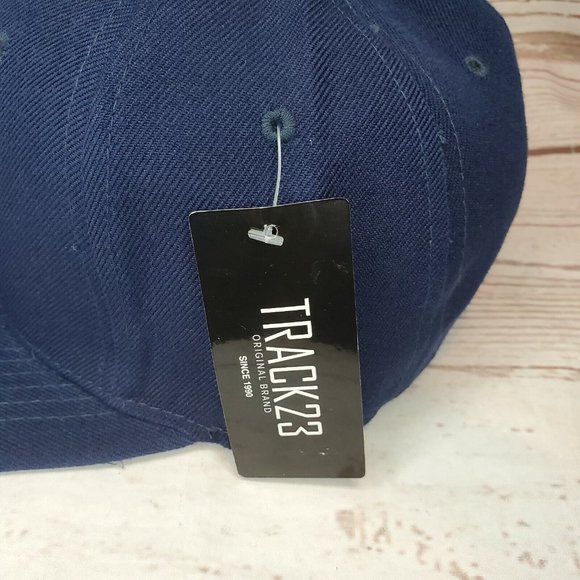 Track 23 Original Brand Solid Blue Fitted Hat Size 7 - Picture 11 of 11